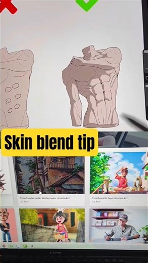 Blend skin quick procreate tip