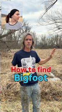 How to find Bigfoot #bigfoot #cryptid