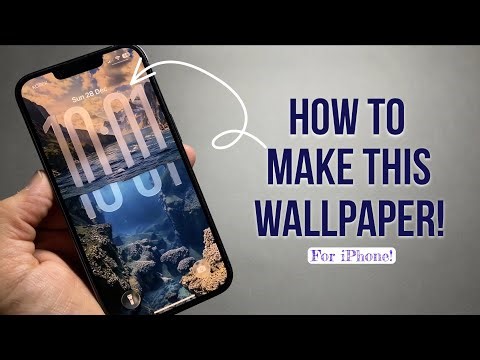 How to Make the Viral iOS 26 Water Clock Wallpaper (Step by Step)