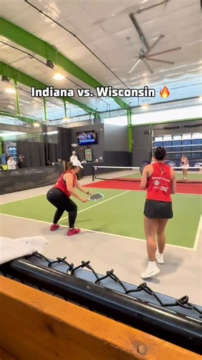 Hoosiers vs. Badgers. No syllabus for this kind of heat 🥵 Next APP @selkirksport Collegiate Qualifier 👉 Cape Coral, FL! Visit theapp.global to learn more about how your school can participate. | The APP