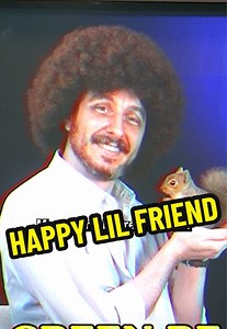 If Bob Ross Used A.I. — Happy Lil Friend Sketch