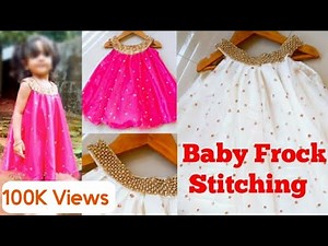 Baby Frock Designing and Stitching I Stitching Tutorial