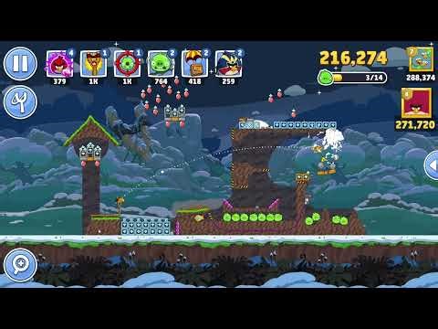Angry Birds Friends Level 7 Tournament 1698 ONE star NO POWER-UP walkthrough 2026-02-11