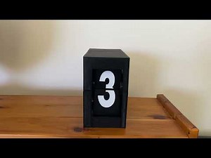 3D Printed Arduino Split Flap Display