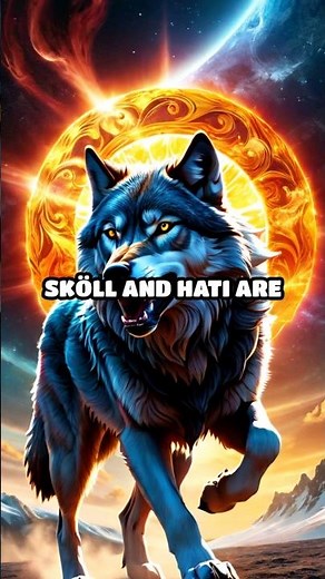 Sköll and Hati: Wolves of Norse Mythology #epic #history #norsemythology