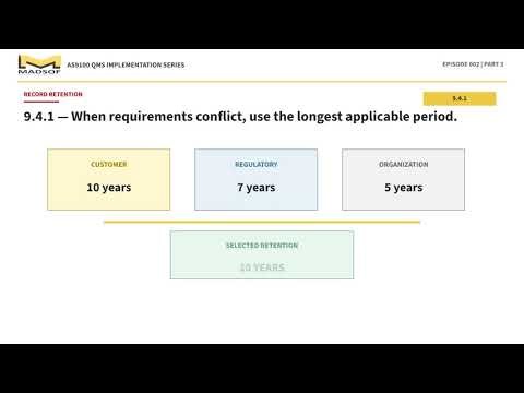How to Build an AS9100 Document Control Procedure | Episode 2, Part 3