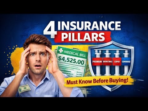 4 Pillars of Health Insurance Explained | USA Insurance Basics for Beginners