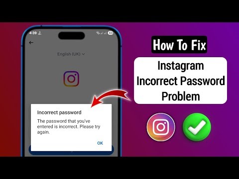 How to Fix Instagram Incorrect Password Problem 😥 Solve | 100% Working Solution 2025