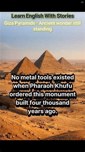 Giza Pyramids - Ancient wonder still standing | Learn English with World Stories📖