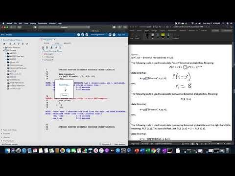 Calculate Binomial Probabilities in SAS