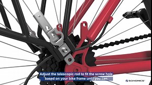 SONGMICS Bike Cargo Rack for Linear-Pull Brakes, Rear Bike Carrier USBC01B