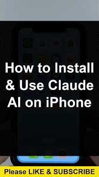 How to Install & Use Claude AI on iPhone