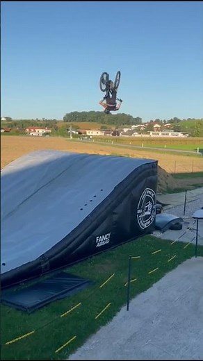 My first backflip on Airbag #shorts