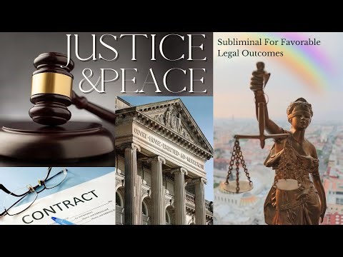 JUSTICE & PEACE ⚖️ Subliminal For Favorable Legal Outcomes | Win Court Case | Get Out Of Jail Free