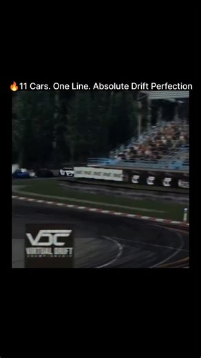 Official Tweaker Geographic on Instagram: "Eleven cars drifting in perfect synchronization creates one of the most insane displays of driving precision ever captured. This video showcases professional drivers performing a coordinated drift formation where multiple cars slide sideways while maintaining exact spacing, timing, and control. Drift formations require extreme skill, throttle balance, steering accuracy, and real-time coordination between drivers moving at high speed while intentionally 