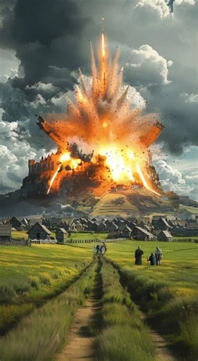 #castle hit and explode