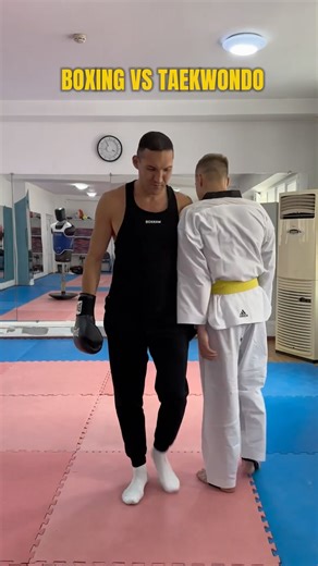 Boxing VS Taekwondo 🥊 #boxing #mma #boxer #training #usa