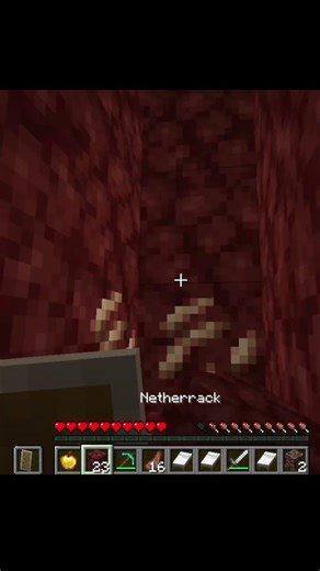 Never strip mining in nether again!#minecraft #gaming #minecraftshorts #minecraftmemes