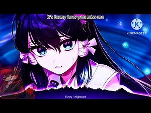 Funny - Nightcore (Lyrics Video)