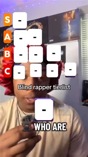Joshiro | Blind rapper tierlist. WHO ARE THESE 🥷🏽‼️‼️ #rap #fyp #fypppppppppppppppppppppppppppppppppppppppppppppppppppppppppppppppppppppp #explore... | Instagram