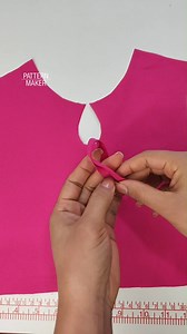 37K views · 732 reactions | how to sew pretty neckline design #sew #sewing #sewingtutorial #sewingproject #sewingtips | Pattern Maker | Facebook