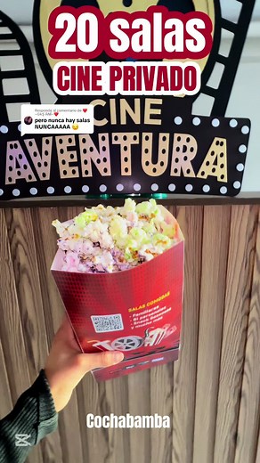 Reserva tu Cine Privado en Cochabamba