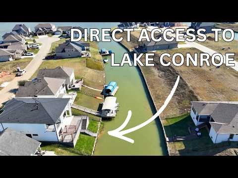 Modern Home Tour: 5-Bedroom Dream House with Direct Access to Lake Conroe