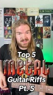 5 Easy Metal Guitar Riffs for Beginners Pt. 5 #shorts #guitar #metal