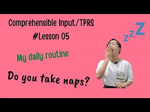 Beginner Chinese | My daily routine | napping in China | Comprehensible input | TPRS | Slow Chinese