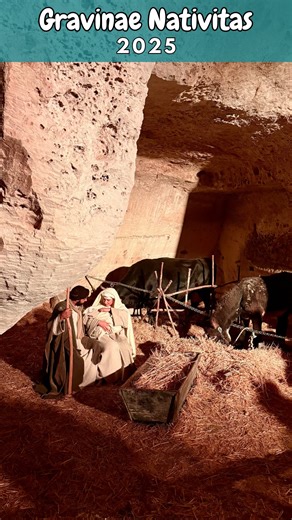 Nico di PugliaZon - La Puglia Autentica on Instagram: "Qual è il presepe vivente più suggestivo in Puglia? 😮 Non avrei mai immaginato di vivere un presepe così. Un’emozione continua, sembrava di camminare per le strade di Betlemme. 😍 Le musiche, i costumi… tutto così autentico, così vero. Ogni scena curata nei minimi dettagli, ogni volto raccontava una storia e io ho avuto gli occhi lucidi per tutto il tempo. 🥹 Questo è il presepe vivente più suggestivo e realistico di tutta la Puglia, un’esp
