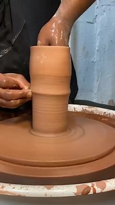 How to make and pit fire vases ❤️ ••• Follow @delorespottery for more! | The Ceramic School