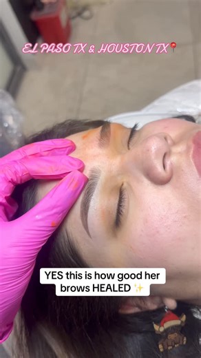 Michelle Mota on Instagram: "The sweetest client 🥹🫶🏻🩷 ✨Ombre Powder Brows ✨ ‼️‼️TEXT OR DM TO BOOK‼️‼️ (Phone number is in my bio) 💰Prices💰 ✨El Paso Tx-$385 (Original-450) ✨Houston Tx- $550 (original $650) (previos work please send pictures BEFORE booking) 🦋-healing time 7-14 days 🦋-waterproof brows 🦋-brows will appear 30-40% lighter when healed 🦋-last up to 3 years (individual results vary depending on skin type, lifestyle and after care) 🦋-pain minimal to none (numbing cream will ap