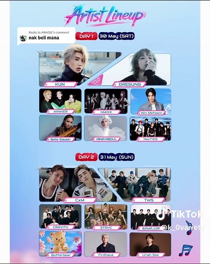 ASIA TOP MUSIC FESTIVAL 2026 Tiket & Lineup!