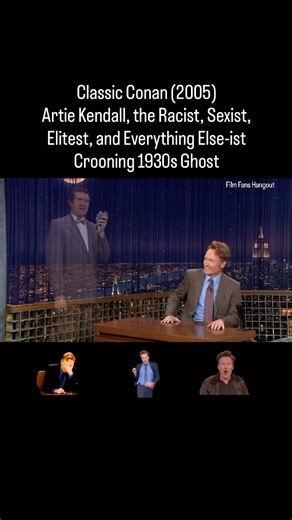 Mark Rickerby on Instagram: "“Artie Kendall was created by longtime Conan writer Brian Stack, who worked with O’Brien across three different shows from 1997 to 2015 before moving back to New York to write for The Late Show with Stephen Colbert. Although Stack was last possessed by Kendall in the final days of Late Night with Conan O’Brien back in 2008, the offensive old troubadour still haunts the annals of his fond memories of working with Conan.” Brian Stack: “Artie Kendall was a product of wo