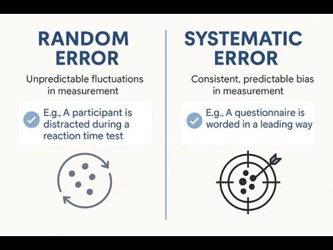 Systematic vs Random Errors - VCE Psychology