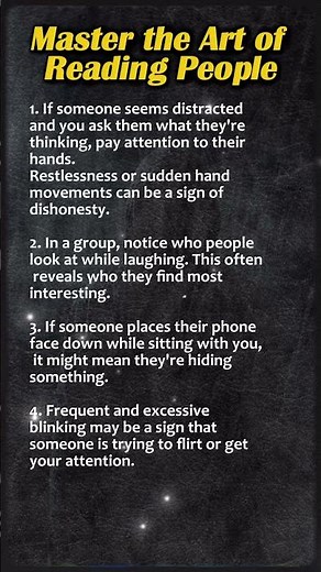 Master the Art of Reading People Through Body Language & Psychology 🧠 #psychologyfacts