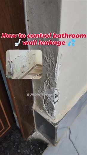 ADITI INTERIORS AND CONSTRUCTION 🏡🏠 on Instagram: "To control bathroom wall leakage follow these steps # Don't do paper joints # don't use normal grout # don't use white cement for tile joints # use spacer for tile gaps # use epoxy grout for tile joints # select best adhesive for tile packing # check pipe line connection for bathroom @buildwithsanjit (Engineering the future🙌) Follow for More information #construction #tiles #bathroom"