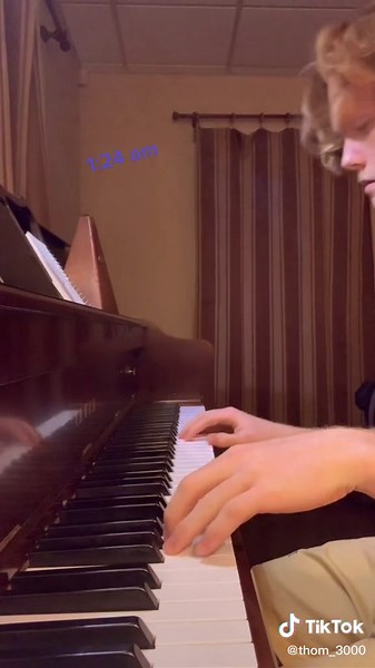 1:24 am. Written and played by me. #piano #composition #waltz