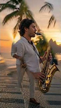 🌊Ocean Breeze Bossa: Elegant Saxophone Melodies by the Azure Shore | Saxophone Vibes Official🎷 #zen