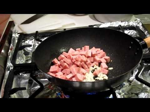Recipe: Simple Fried Rice with SPAM and Egg