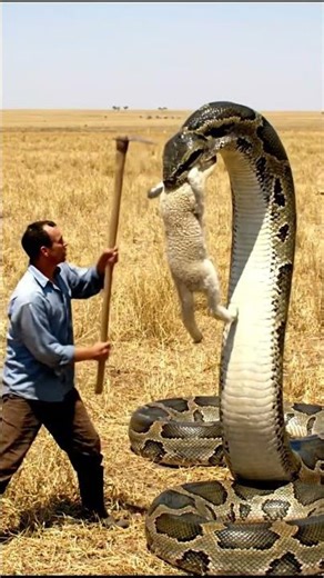 Quiet Courage vs. Giant Python—Can the Sheep Be Saved?