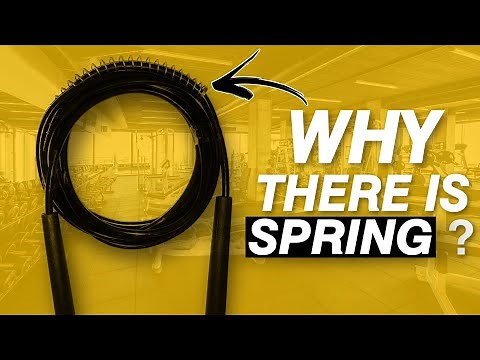 Why there is a spring in the skipping rope ?! | Jumprope's spring pros & cons