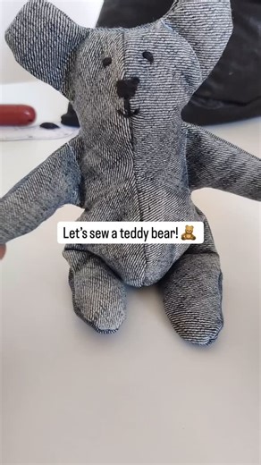 55 reactions · 9 comments | From fabric to fluff — here’s how we brought this cuddly teddy bear to life! Whether you’re sewing for a gift, a little one, or just for fun, this project is as heartwarming as it is handmade. 笠 Tag us if you give it a try — we’d love to see your bear hugs! #SewingProjects #DIYTeddyBear #HandmadeToys #SewingTutorial #CraftyMakers #MadamSew #SewingInspiration | Madam Sew | Facebook