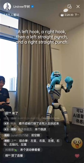 Unitree Livestream Recap: A voice control demo for the combat robot #Unitree #AGI #EmbodiedIntelligence #AI #HumanoidRobots #Bipedal #NewProductiveForces #MechaCombat #RoboCombatLeague | Unitree Robotics