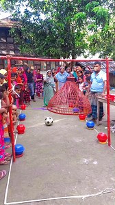 Watch the fun game of catching a moving football with a hanging polo | Ab Food Challenge