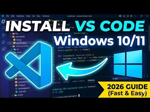 How to Install VS Code on Windows 11 (2026 Step-by-Step Guide)