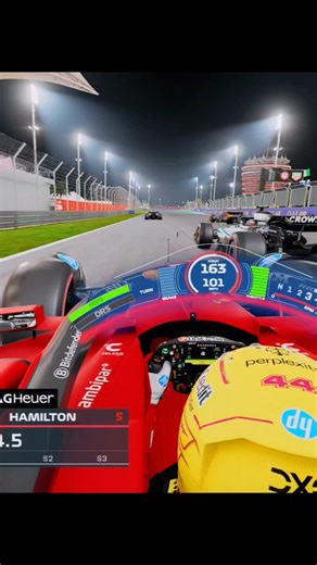 F1 25 Realistic HUD | LEWIS STARTS STRONG | Lewis Hamilton | Bahrain GP