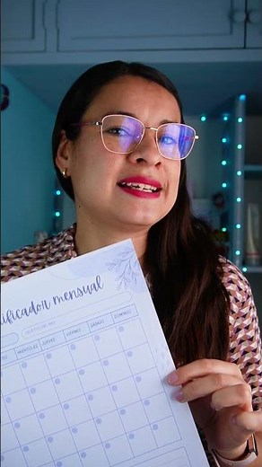 ⭐Planificador mensual ° Descárgalo gratis