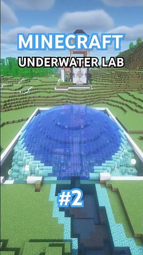 Building an Underwater Lab in Minecraft #Minecraft #Minecraftbuilding