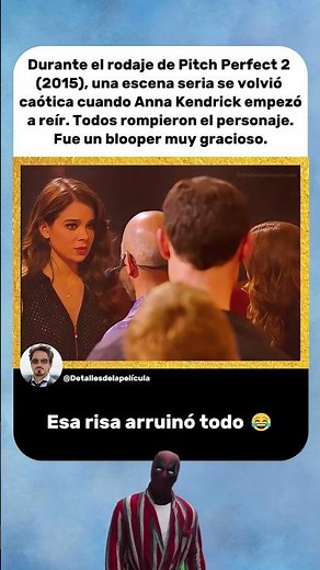 No pudo aguantar la risa y rompió la escena | Pitch Perfect 2 (2015) 😄